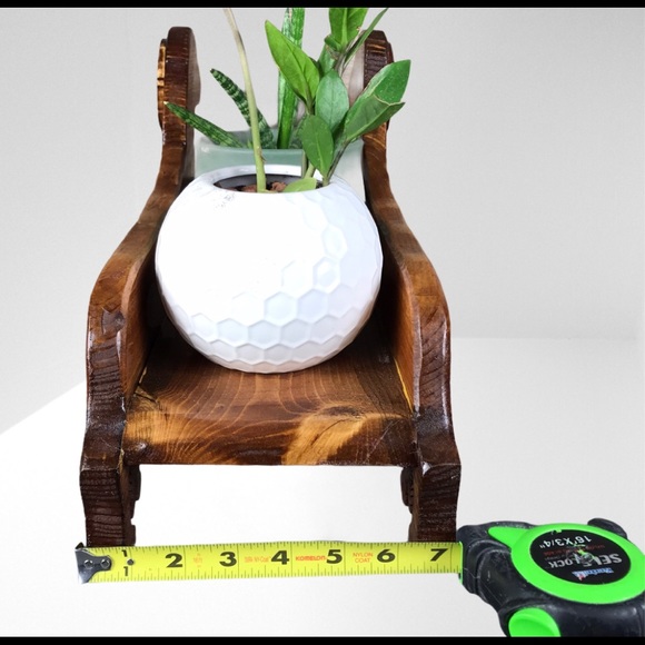 COPY - Handmade Rusty the wiener dog planter sled - Picture 5 of 9